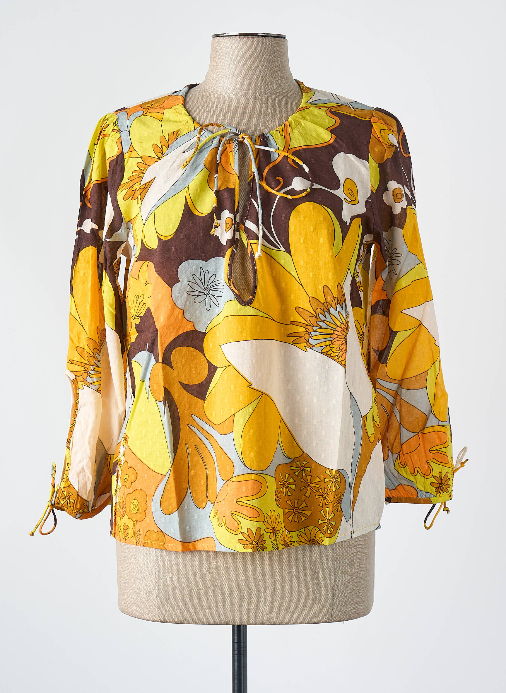 Top galben ANTIK BATIK femeie
