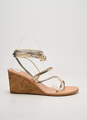 Sandale/pantofi decupați argintiu ANCIENT GREEK SANDALS femeie