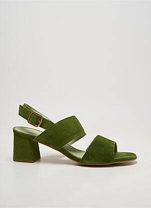 Sandale/pantofi decupați verde ANONYMOUS COPENHAGEN femeie