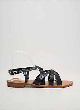 Sandale/pantofi decupați negru COULEUR POURPRE femeie