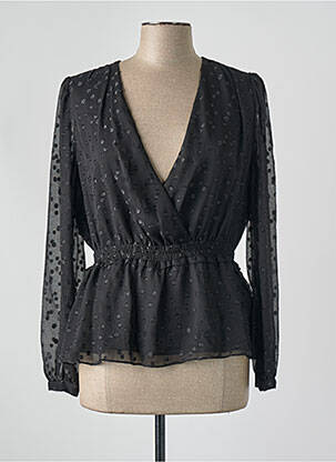 Top guler în v negru THE KOOPLES femeie