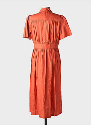 Rochie midi portocalie MAX&CO. femeie