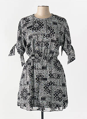 Rochie scurtă guler rotund negru THE KOOPLES femeie