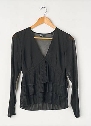 Top guler în v negru THE KOOPLES femeie