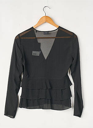 Top guler în v negru THE KOOPLES femeie