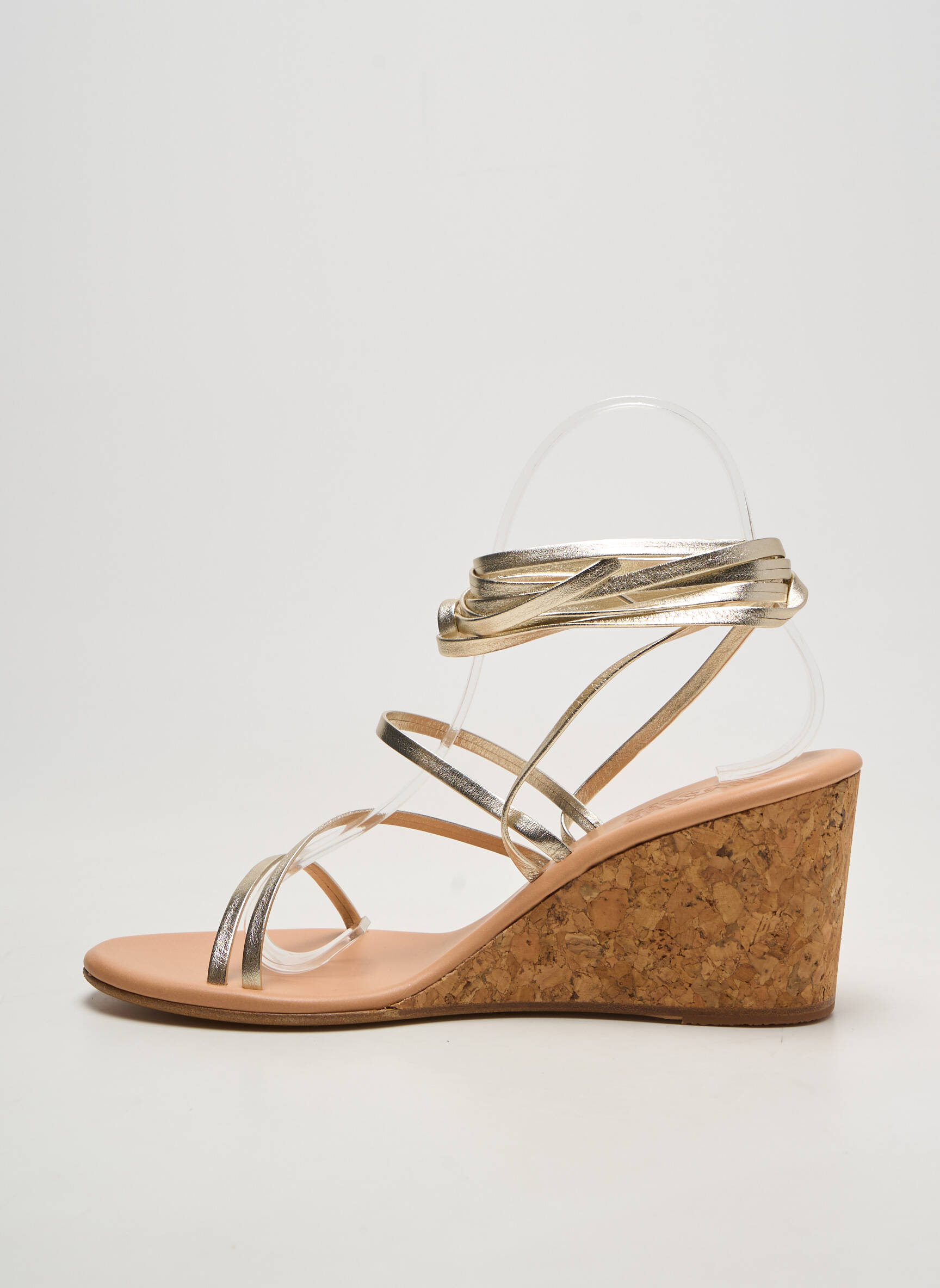 Sandale/pantofi decupați argintiu ANCIENT GREEK SANDALS femeie