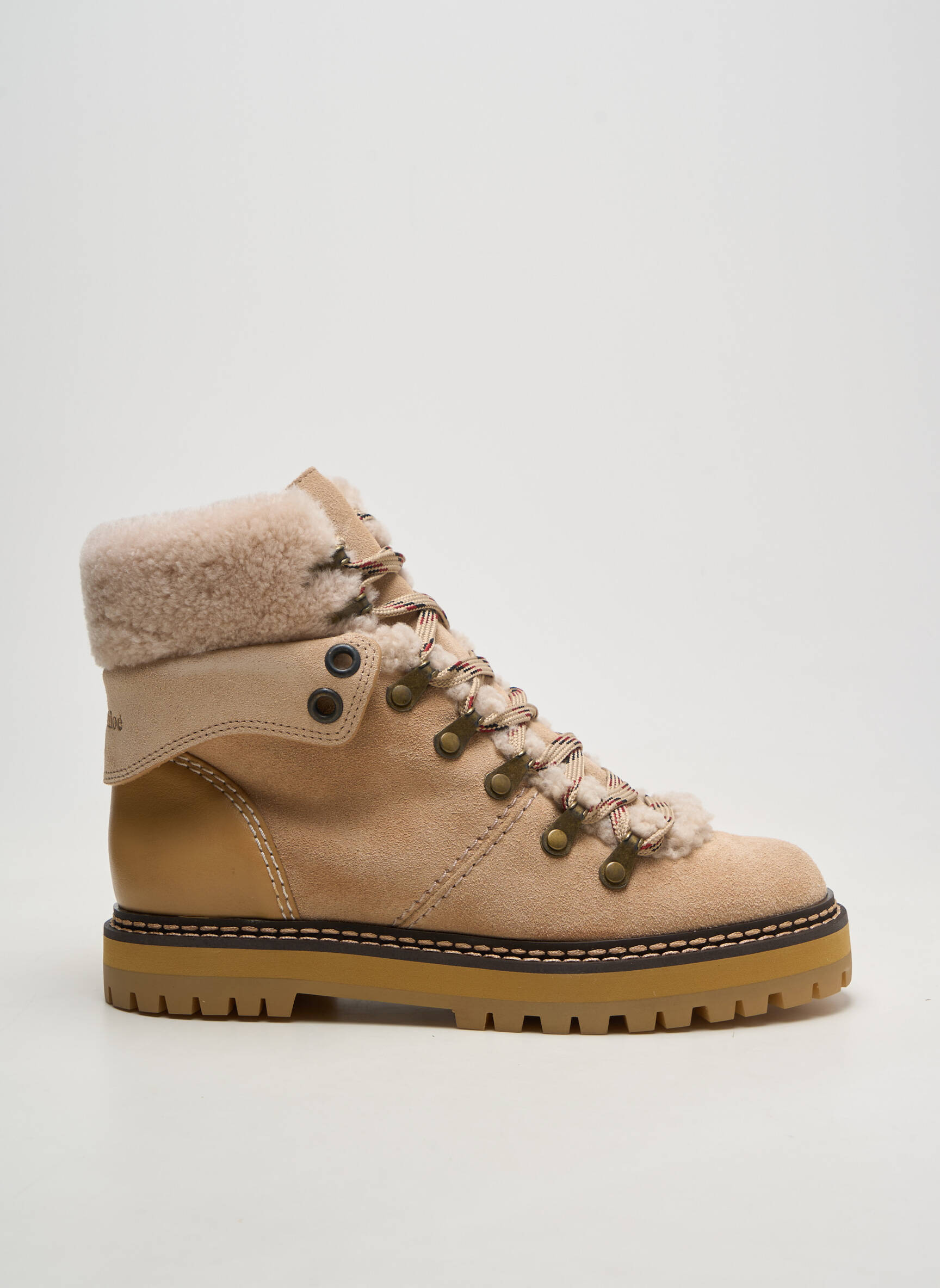 Botine/ghete bej SEE BY CHLOÉ femeie