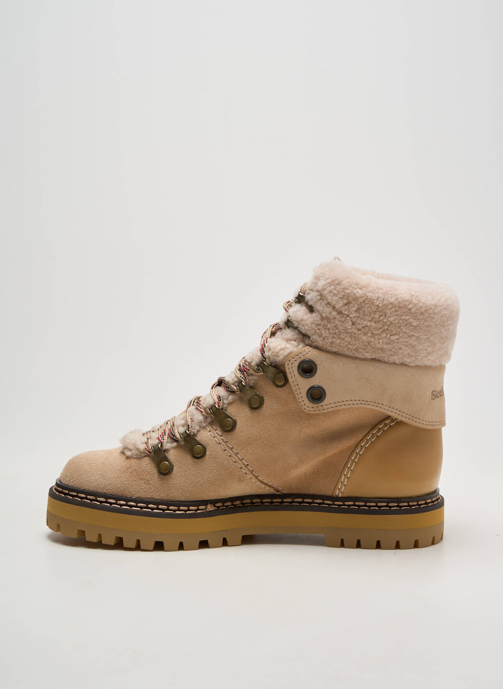 Botine/ghete bej SEE BY CHLOÉ femeie