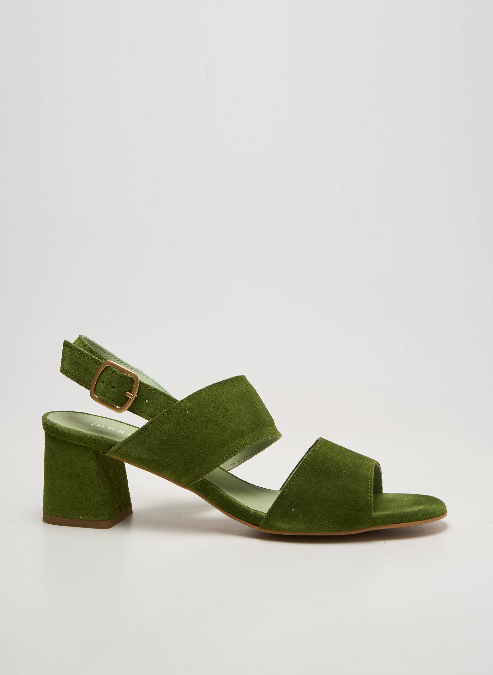 Sandale/pantofi decupați verde ANONYMOUS COPENHAGEN femeie