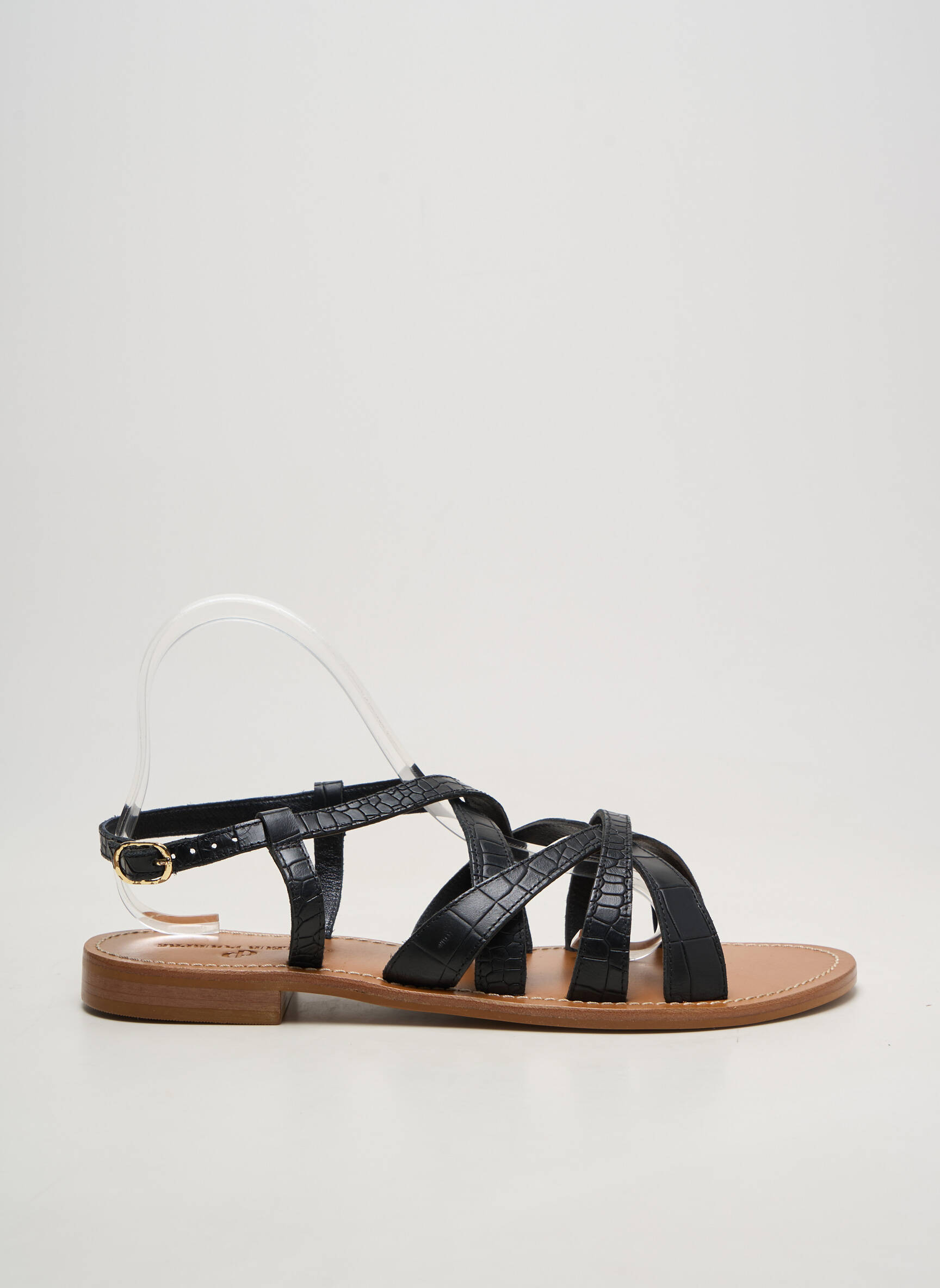 Sandale/pantofi decupați negru COULEUR POURPRE femeie