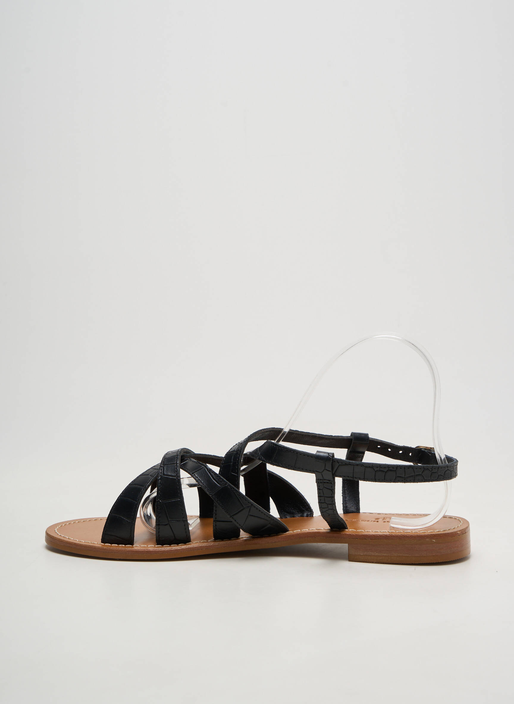 Sandale/pantofi decupați negru COULEUR POURPRE femeie