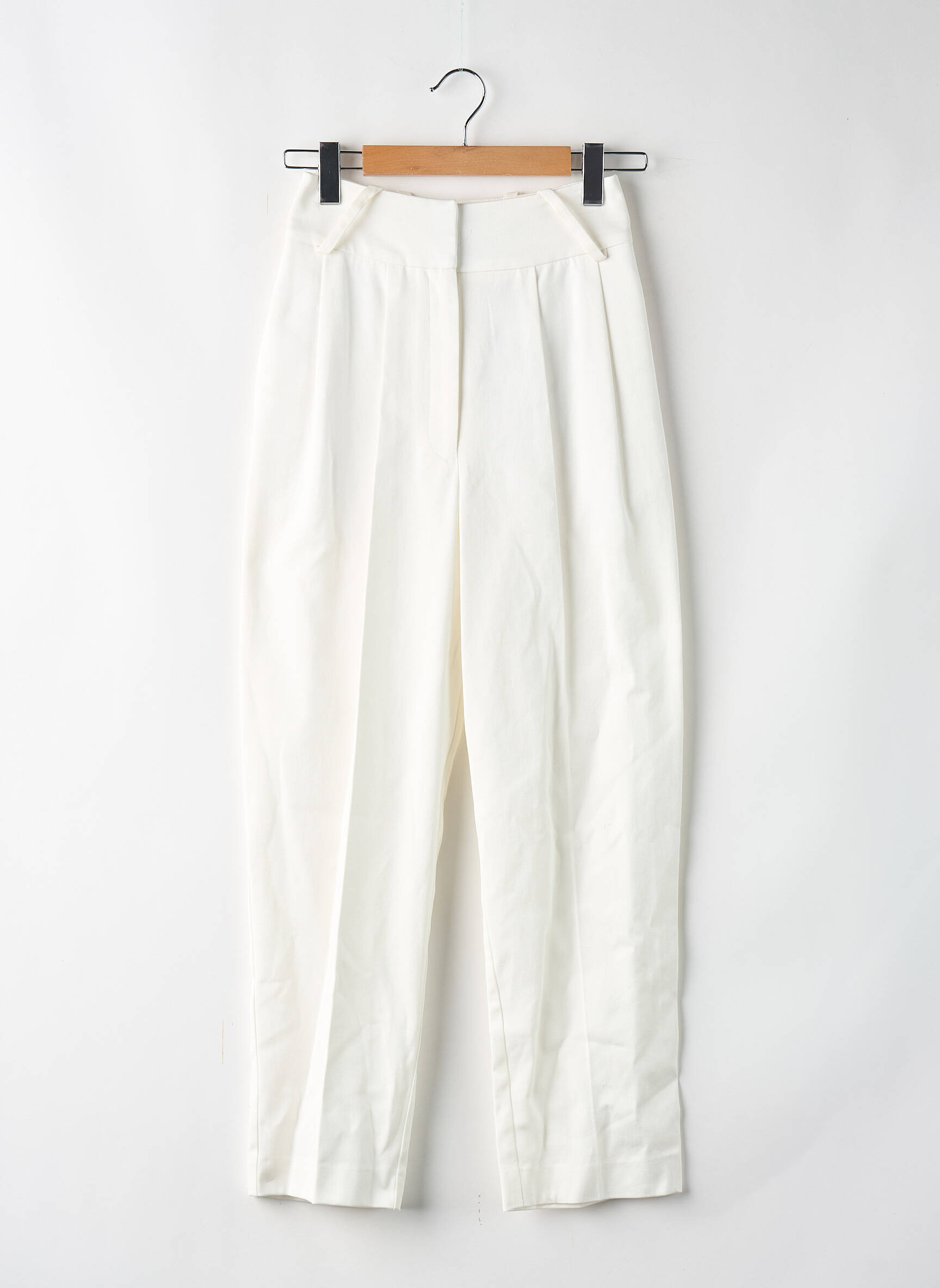 Pantalon drept alb IRO femeie