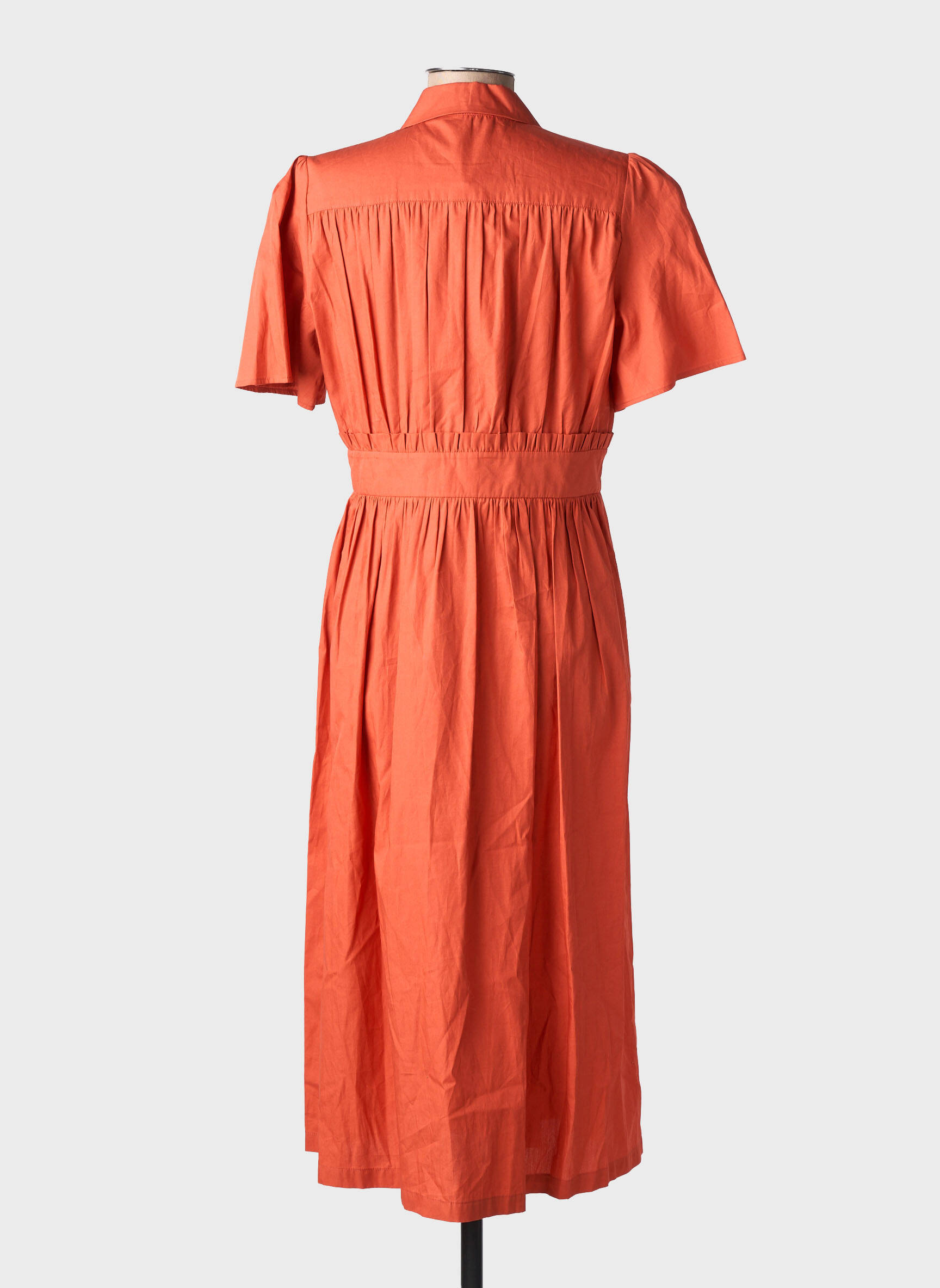 Rochie midi portocalie MAX&CO. femeie