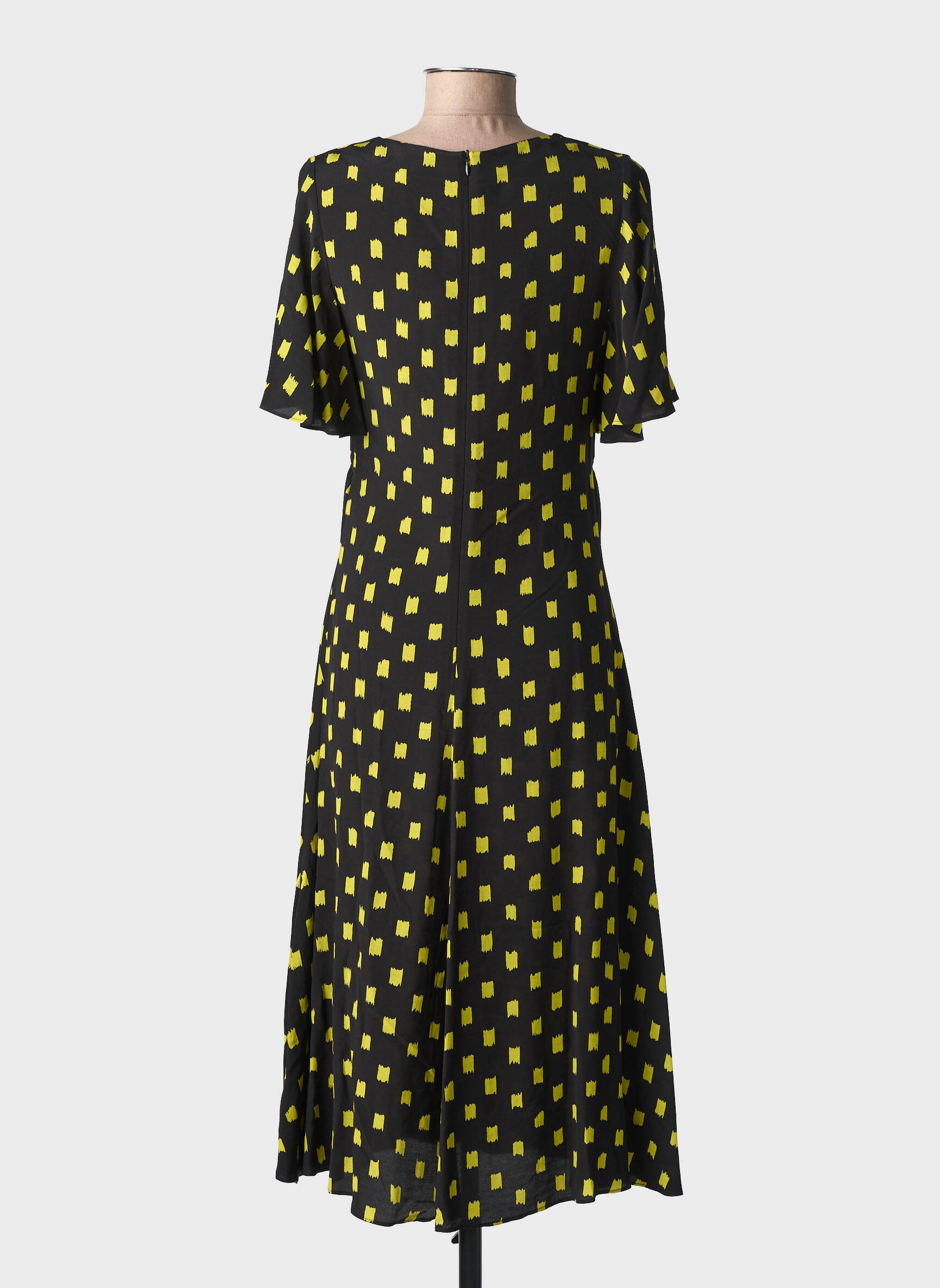 Rochie midi negru PAUL SMITH femeie