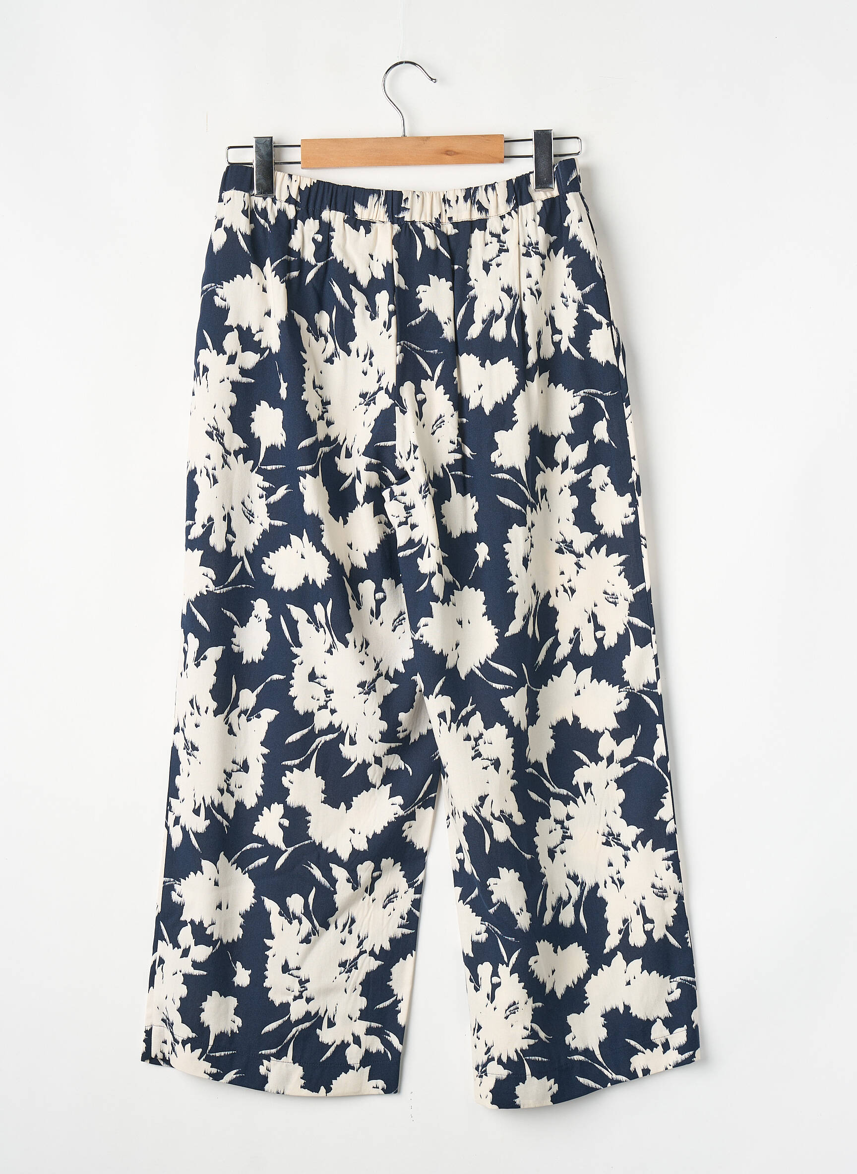Pantalon larg albastru PERSONA BY MARINA RINALDI femeie