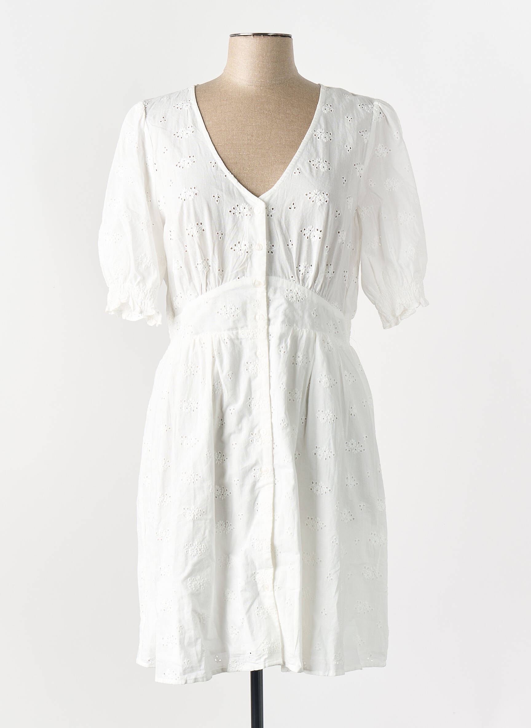 Rochie scurtă alb GRACE & MILA femeie