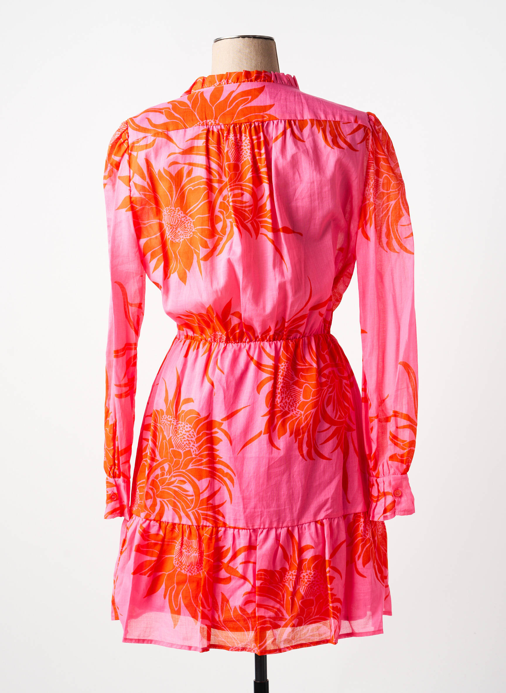 Rochie scurtă portocalie PINKO femeie
