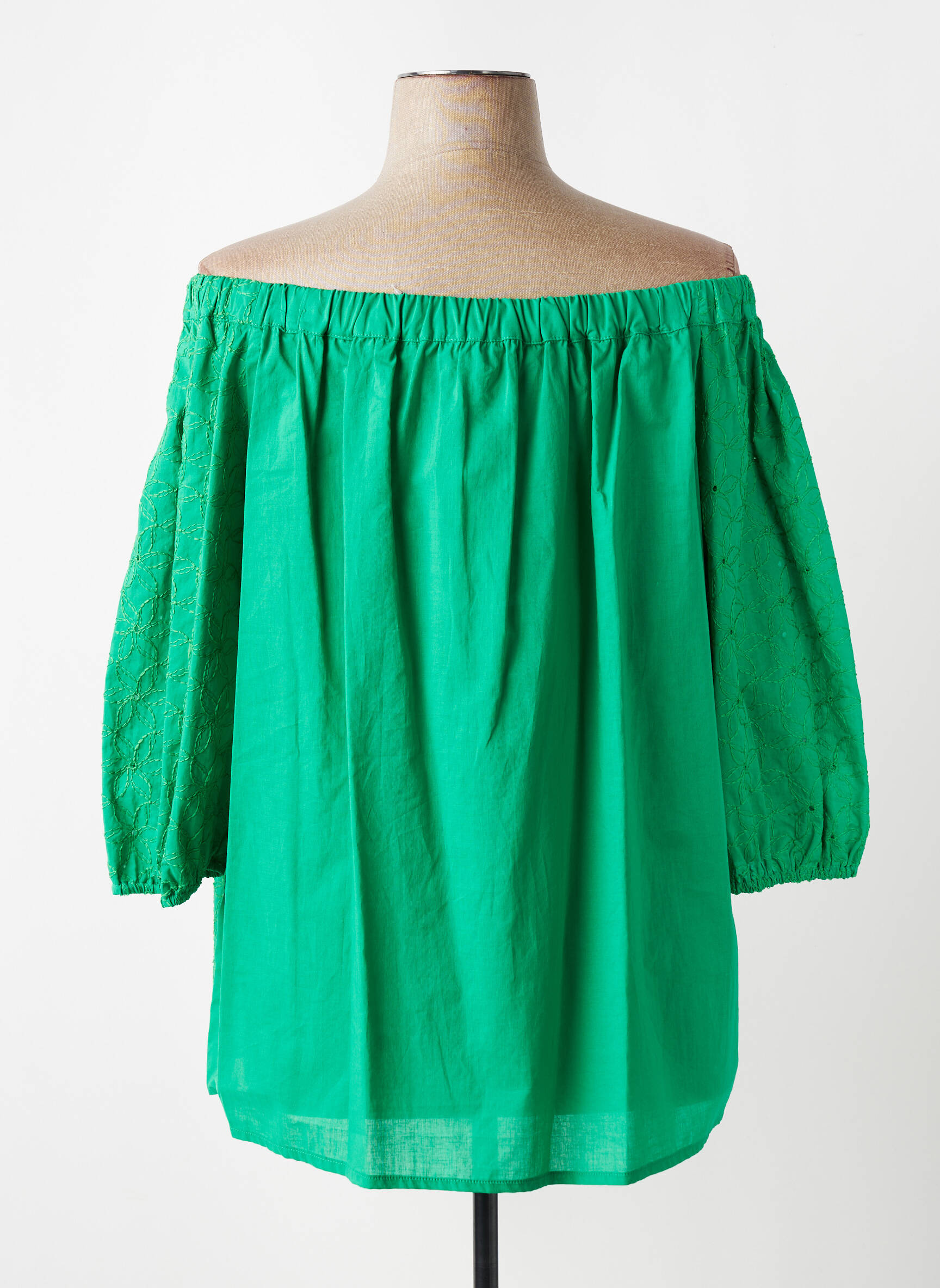 Top verde PERSONA BY MARINA RINALDI femeie