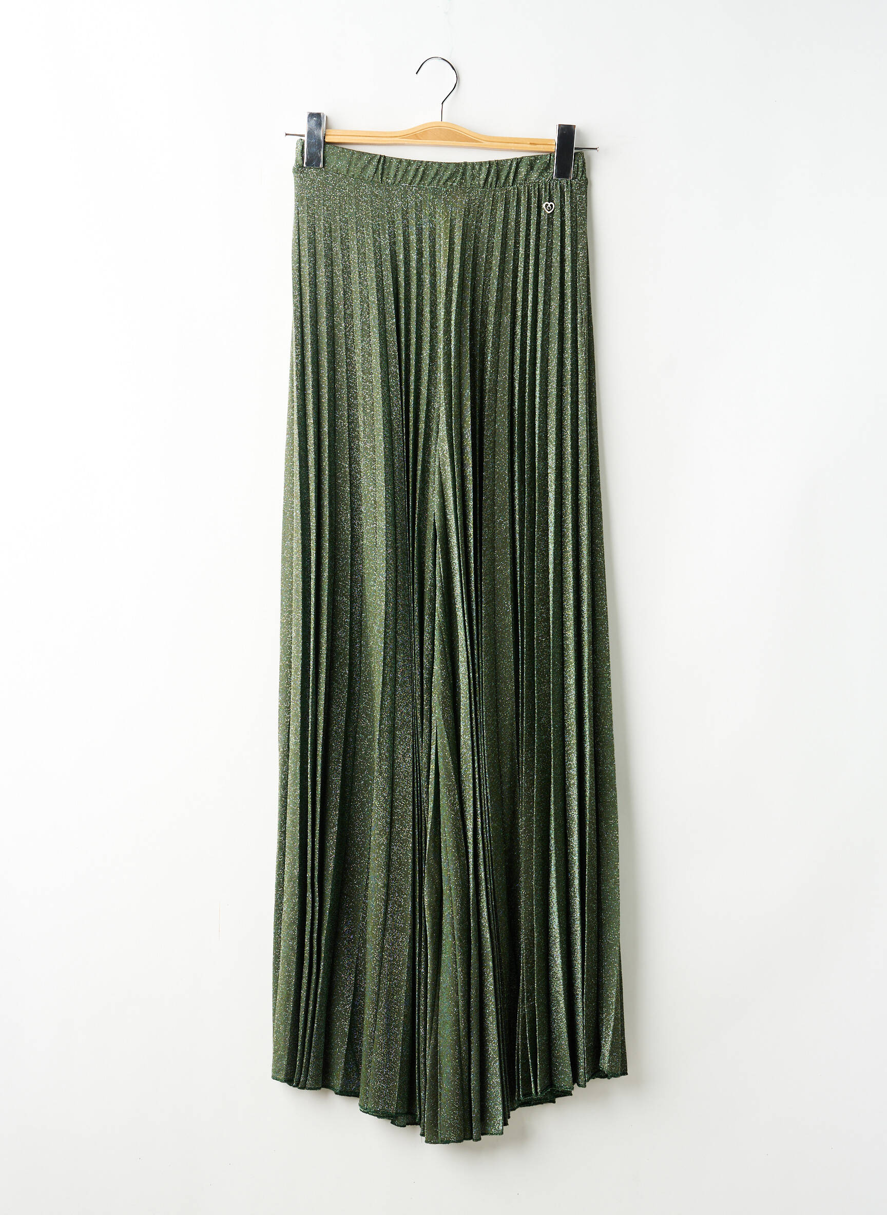 Pantalon larg verde PLEASE femeie
