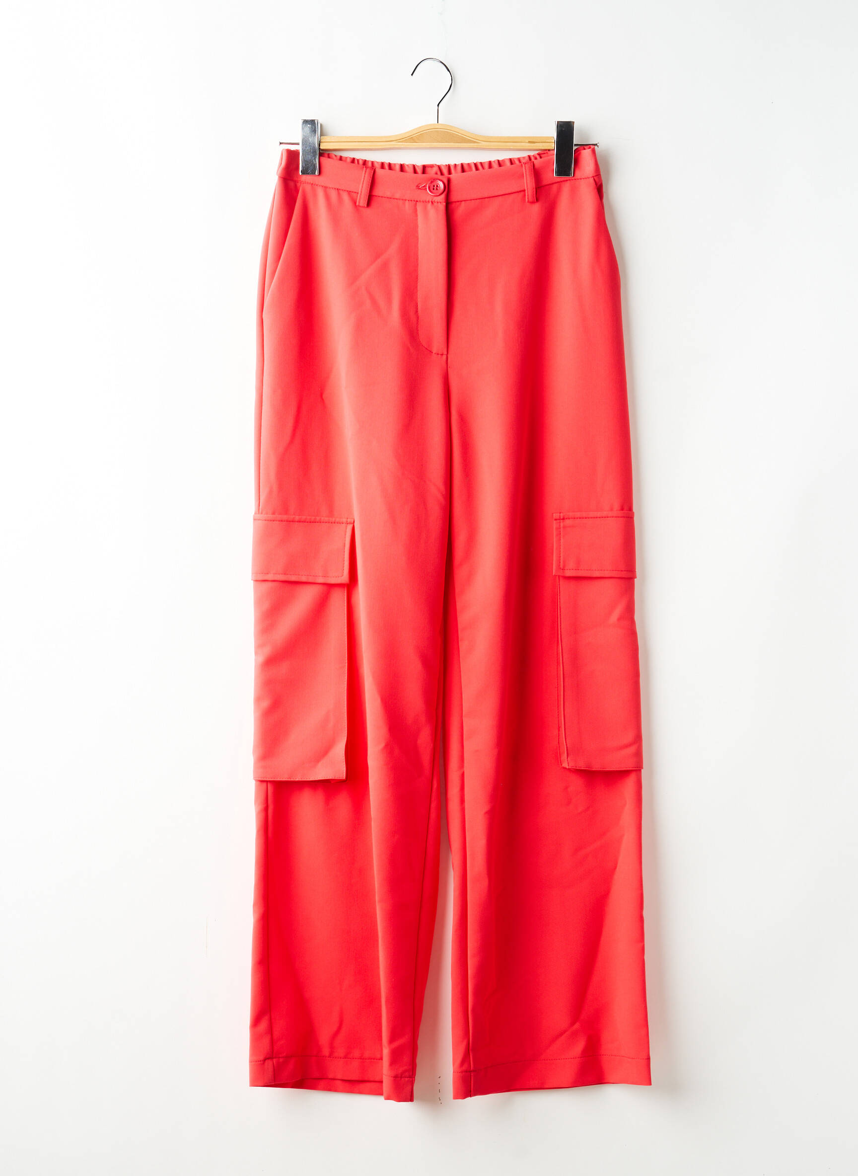 Pantalon larg portocalie IMPERIAL femeie