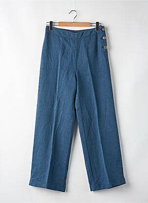 Pantalon drept albastru MAX&CO. femeie