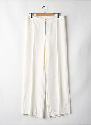 Pantalon larg alb PERSONA BY MARINA RINALDI femeie