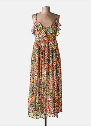 Rochie lungă galben TWINSET femeie