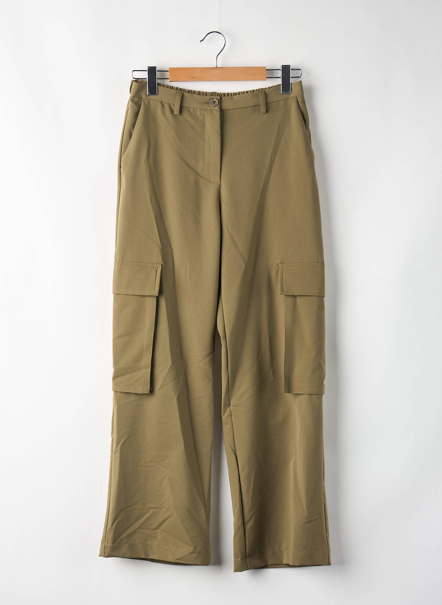 Pantalon larg verde IMPERIAL femeie