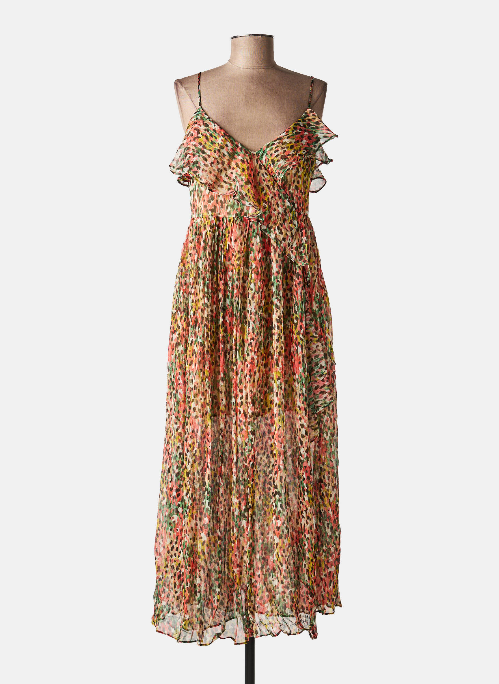 Rochie lungă galben TWINSET femeie
