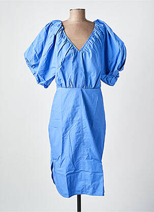 Rochie midi albastru SECOND FEMALE femeie