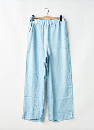 Pantalon larg albastru RITA ROW femeie