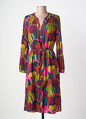 Rochie midi maro SOI PARIS femeie