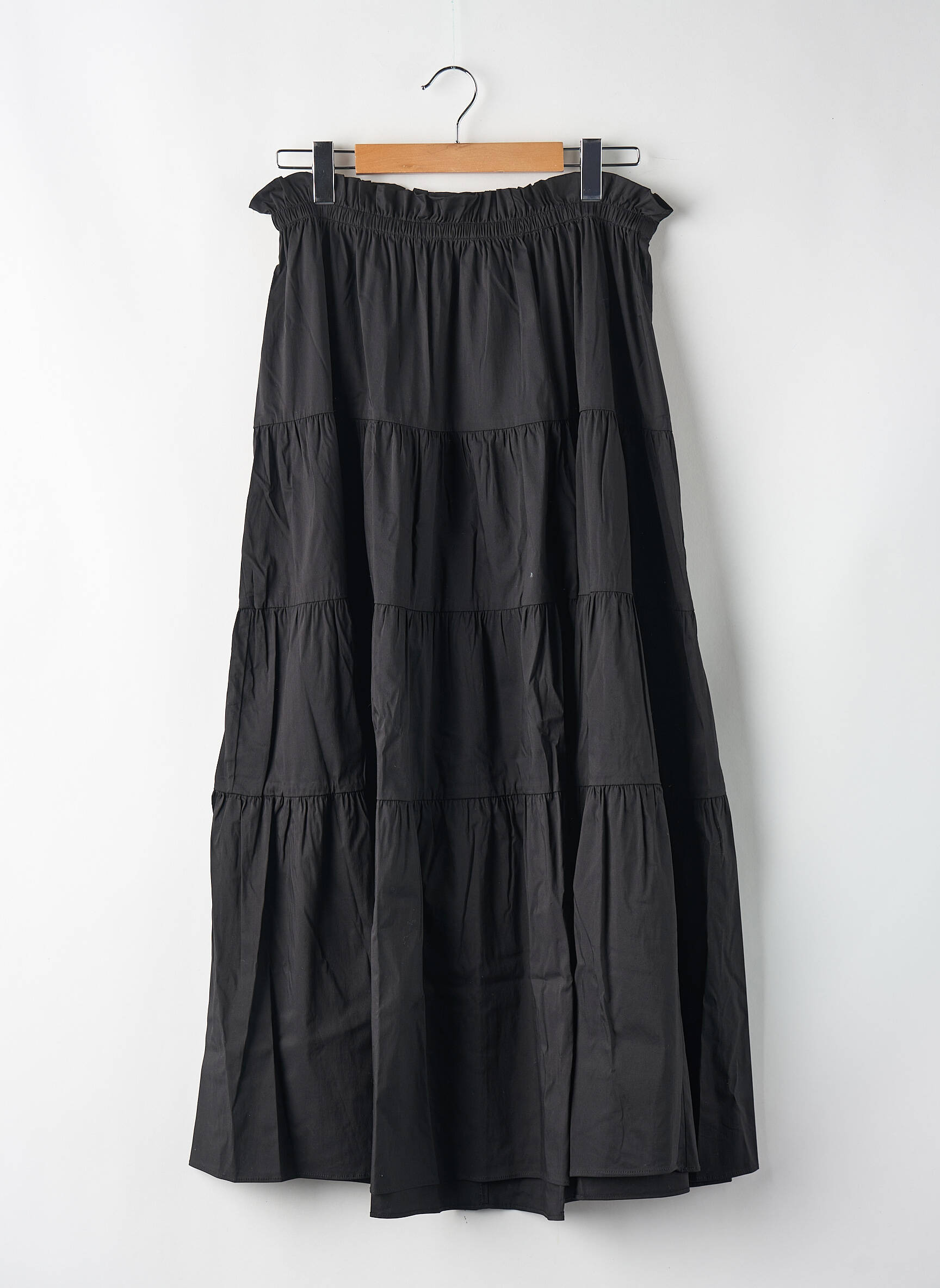 Fustă lungă negru MAT FASHION femeie