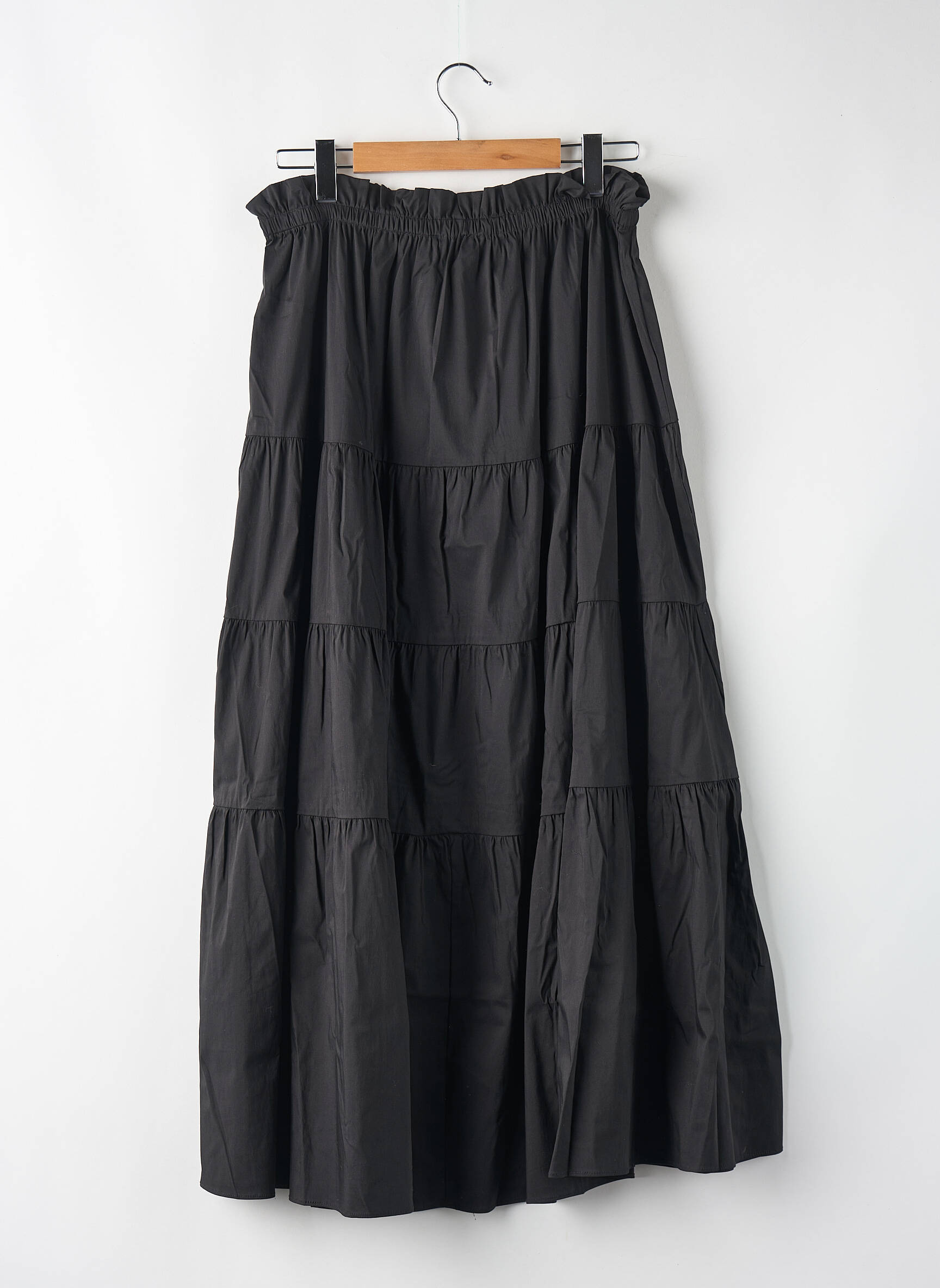 Fustă lungă negru MAT FASHION femeie