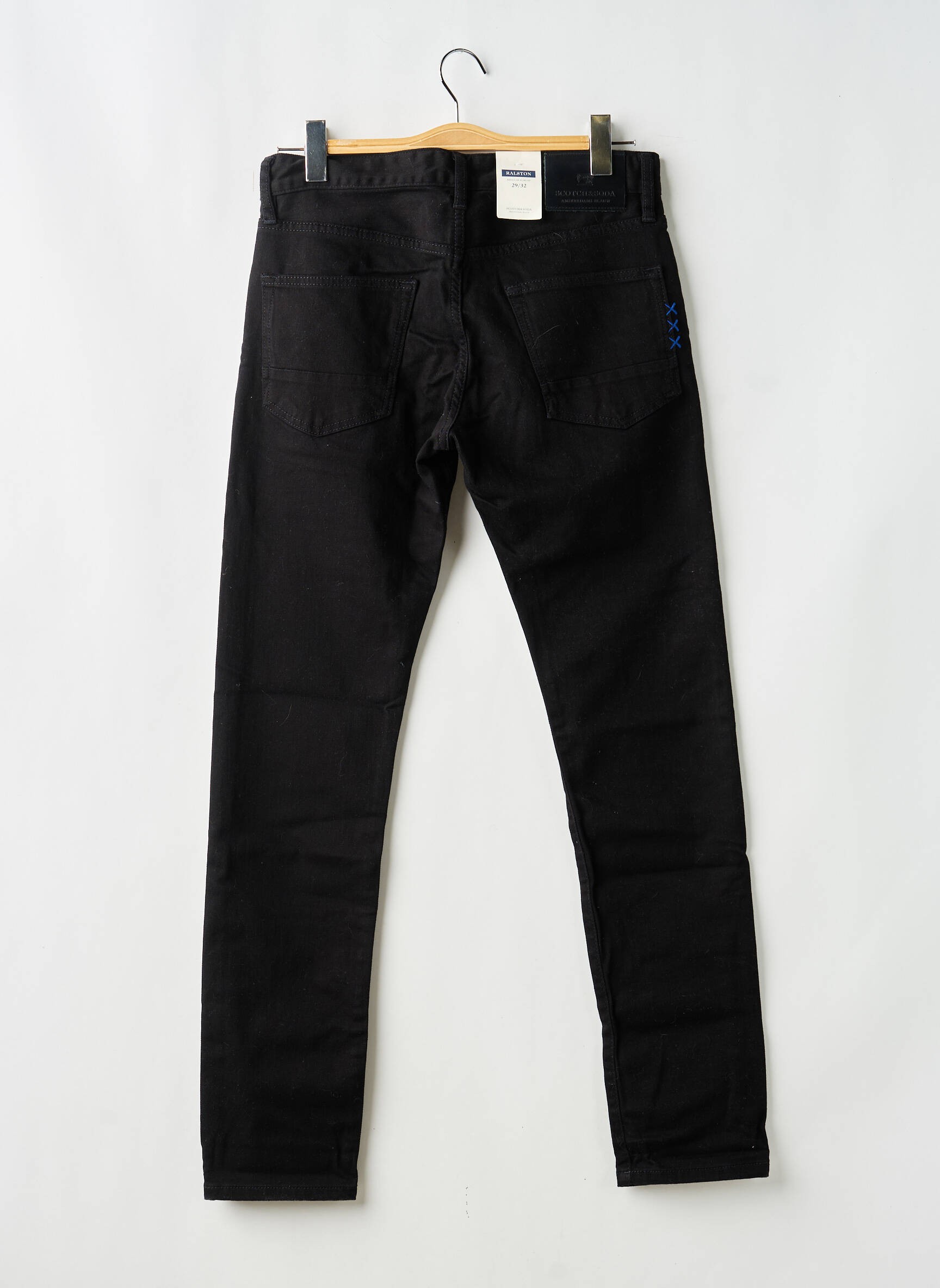 Blugi skinny negru SCOTCH & SODA bărbat