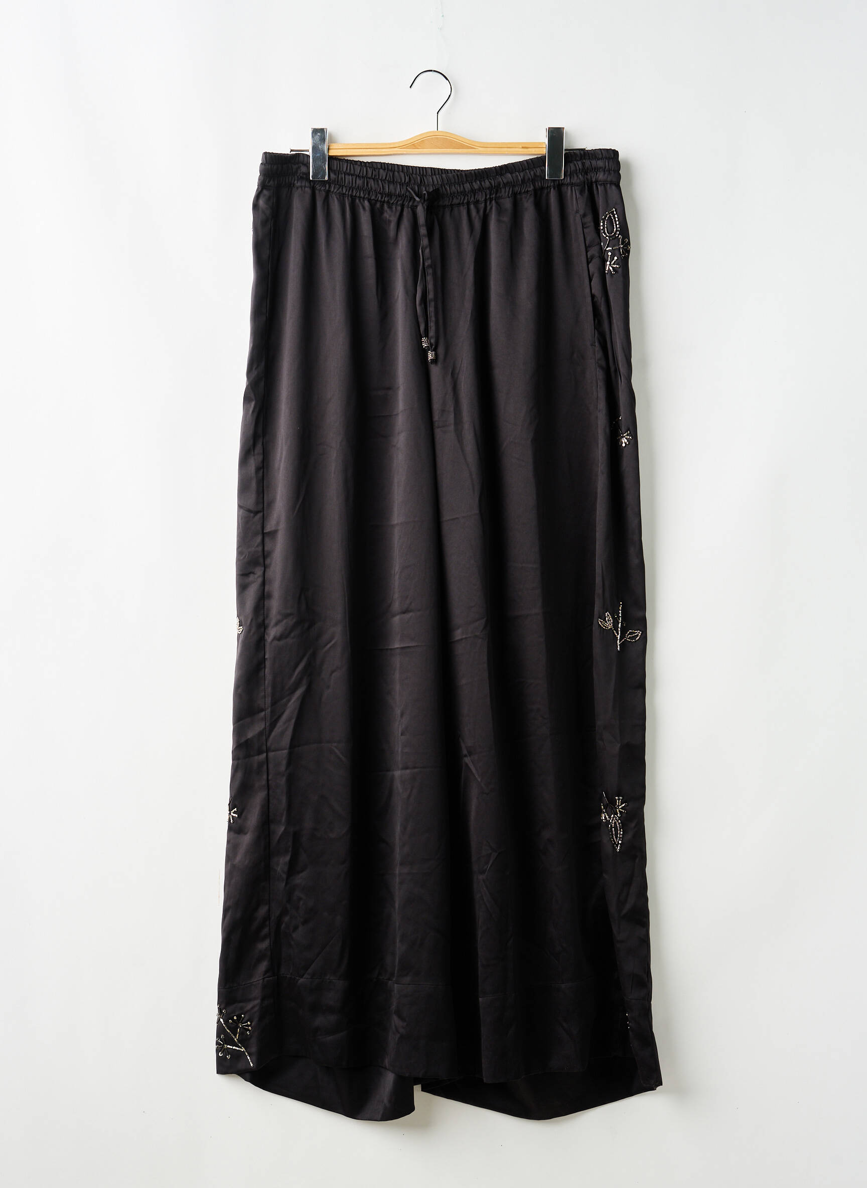 Pantalon drept negru MAT FASHION femeie