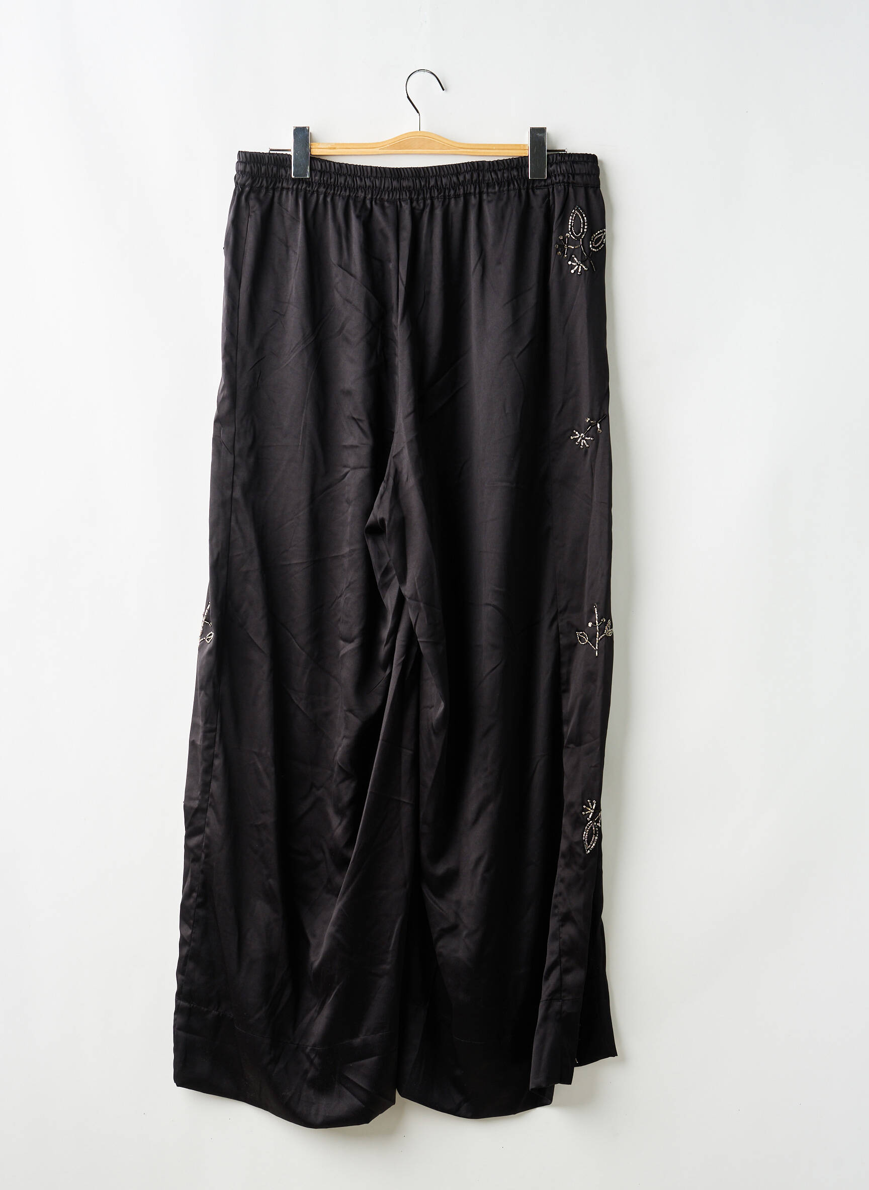 Pantalon drept negru MAT FASHION femeie