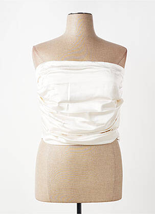 Top alb GINA TRICOT femeie