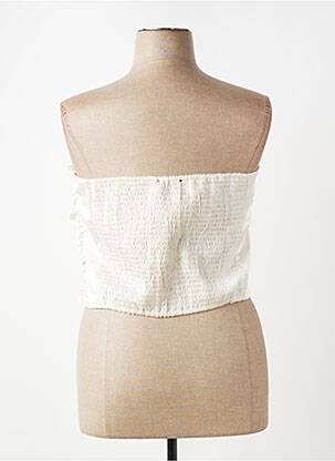 Top alb GINA TRICOT femeie