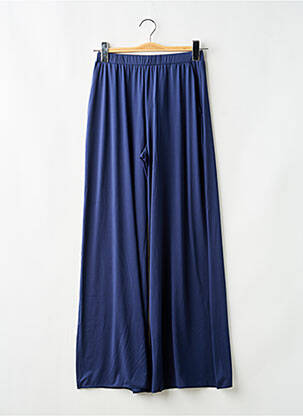 Pantalon larg albastru MAX&CO. femeie