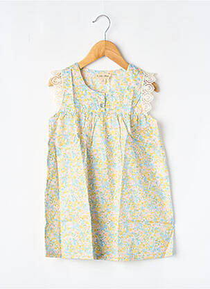 Rochie scurtă galben LA PETITE COLLECTION fată