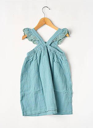 Rochie scurtă verde LA PETITE COLLECTION fată