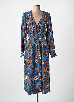 Rochie lungă albastru SOI PARIS femeie