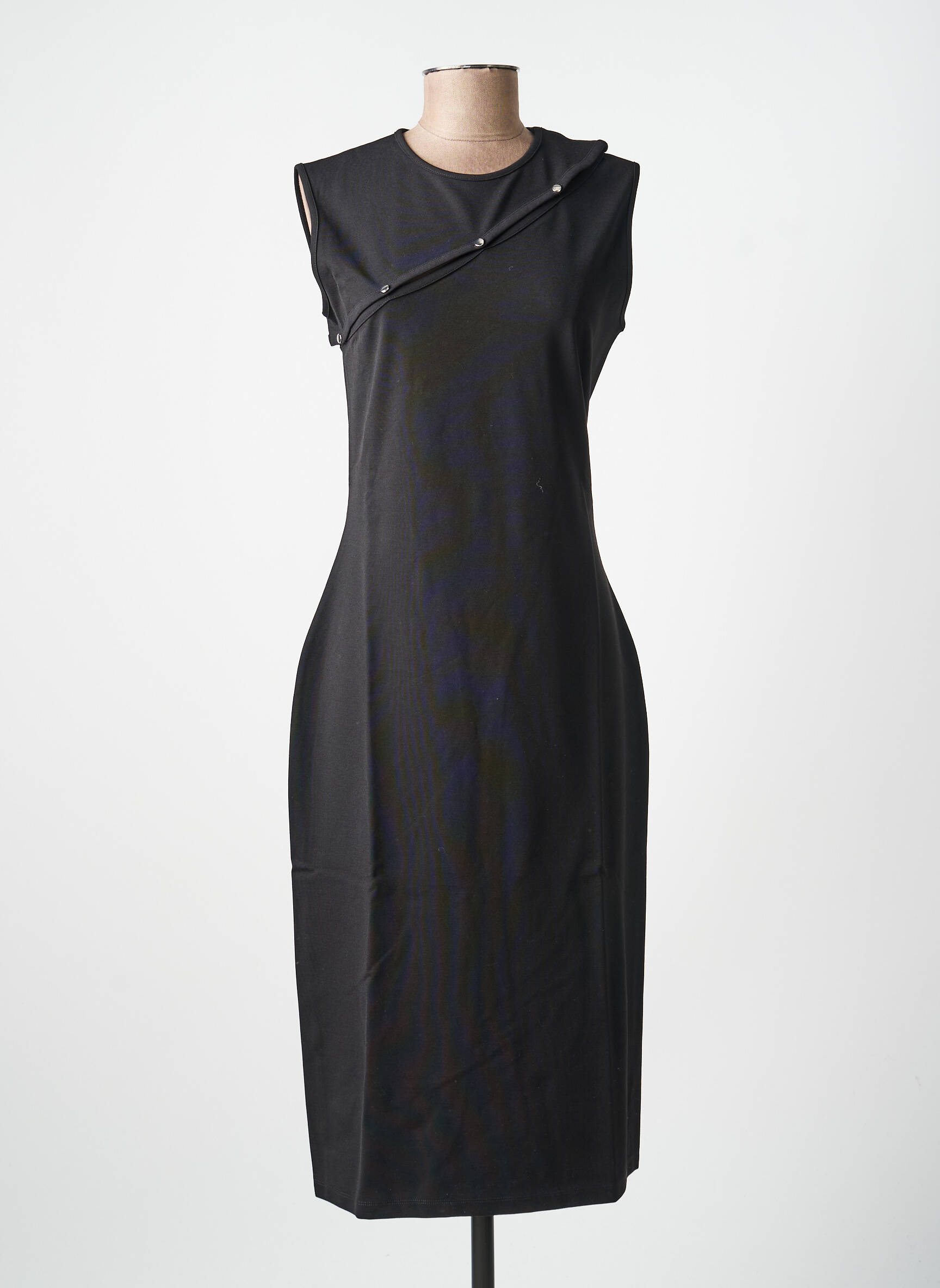 Rochie midi negru SAMSOE & SAMSOE femeie