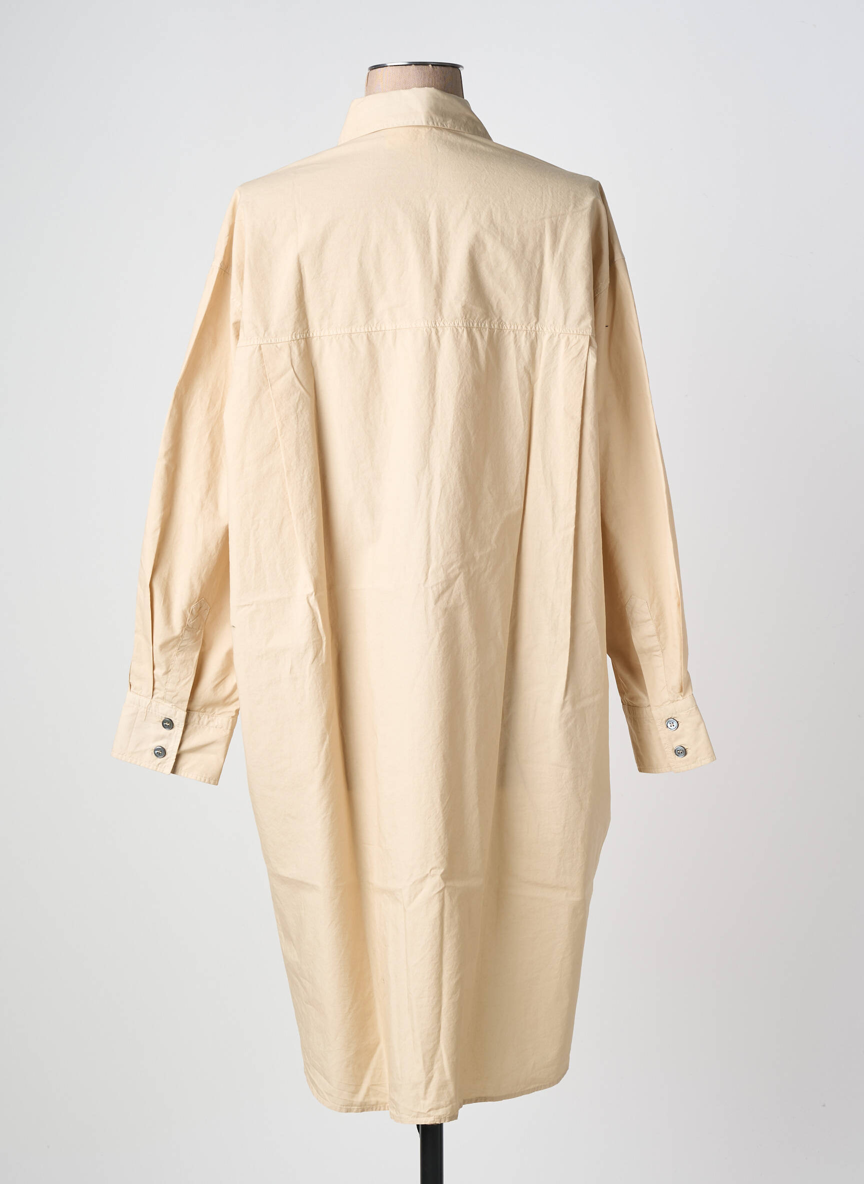 Rochie scurtă bej POMANDERE femeie
