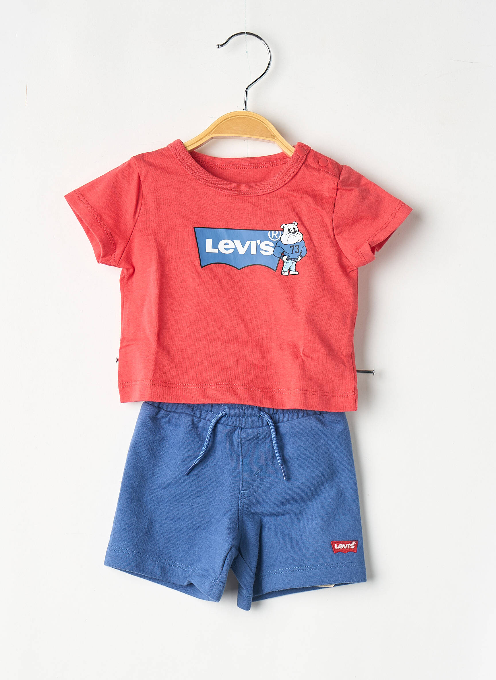 Set sus/jos roșu LEVI'S băiat
