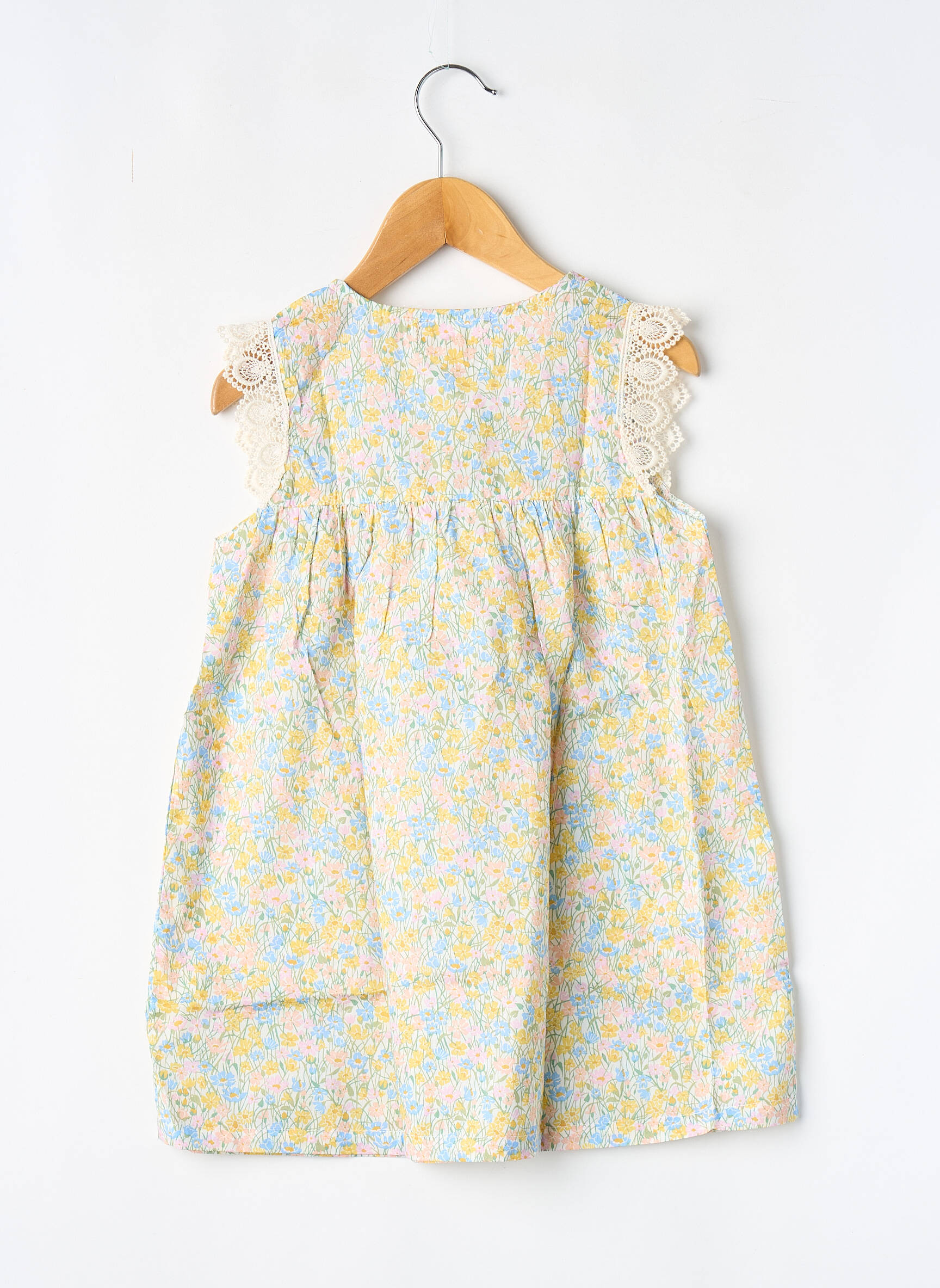 Rochie scurtă galben LA PETITE COLLECTION fată