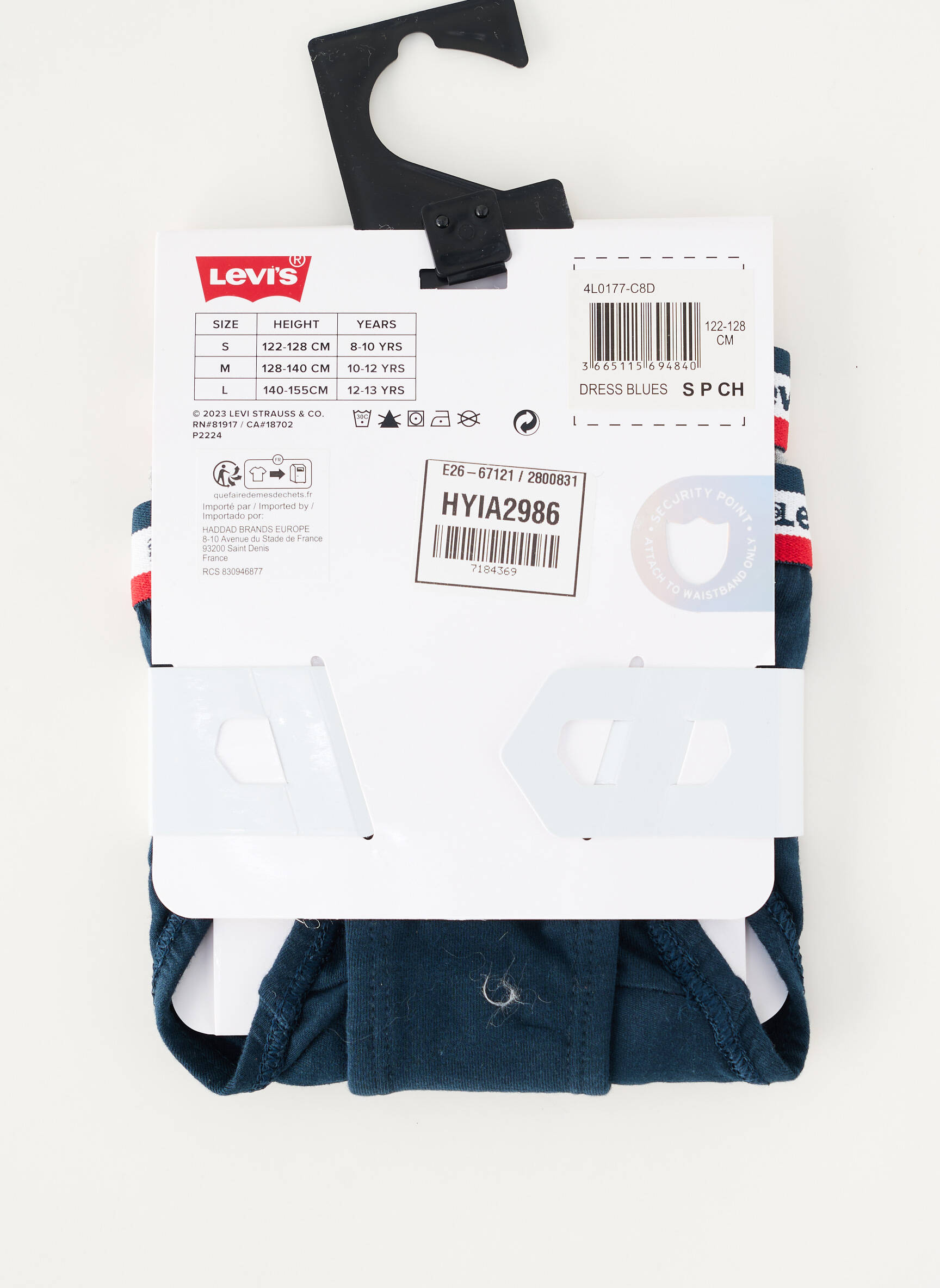 Shorty albastru LEVI'S fată