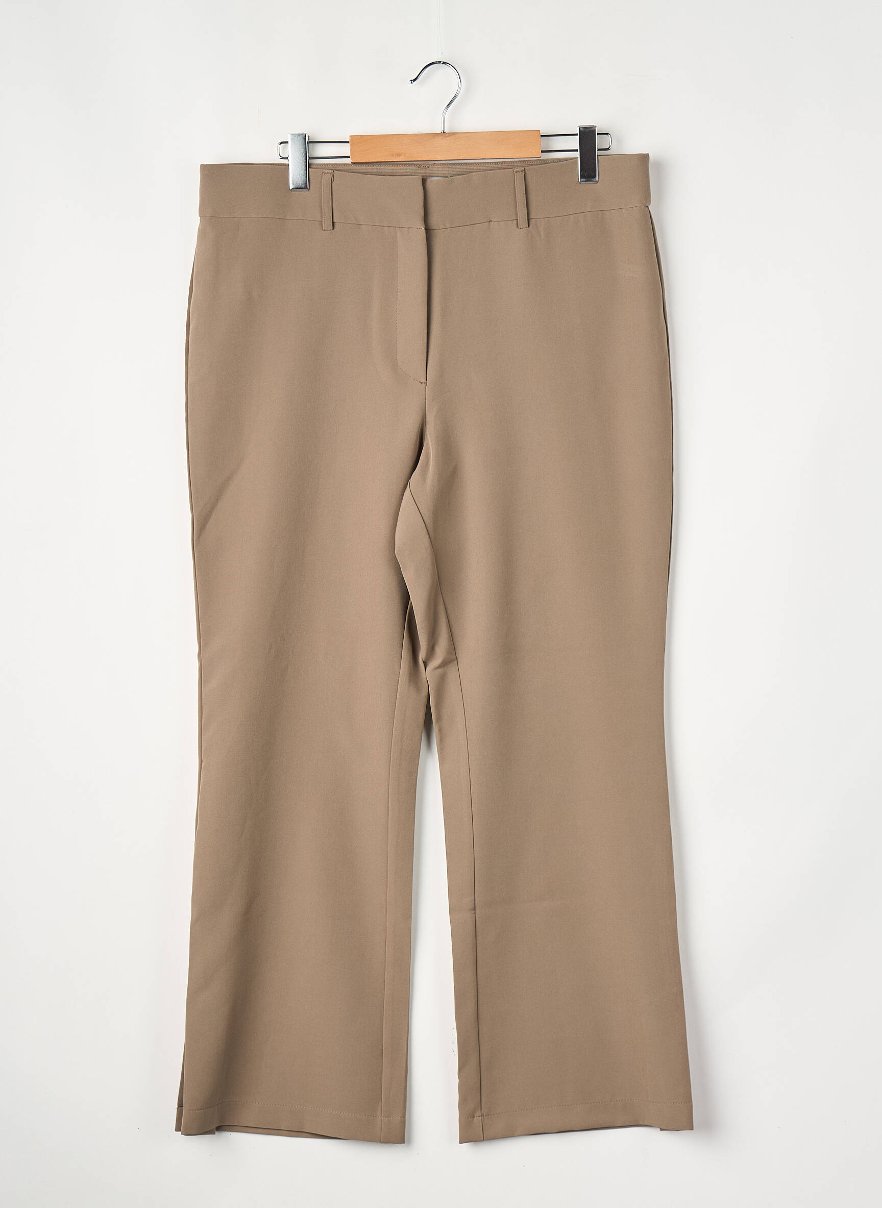Pantalon larg maro EVOKED VILA femeie