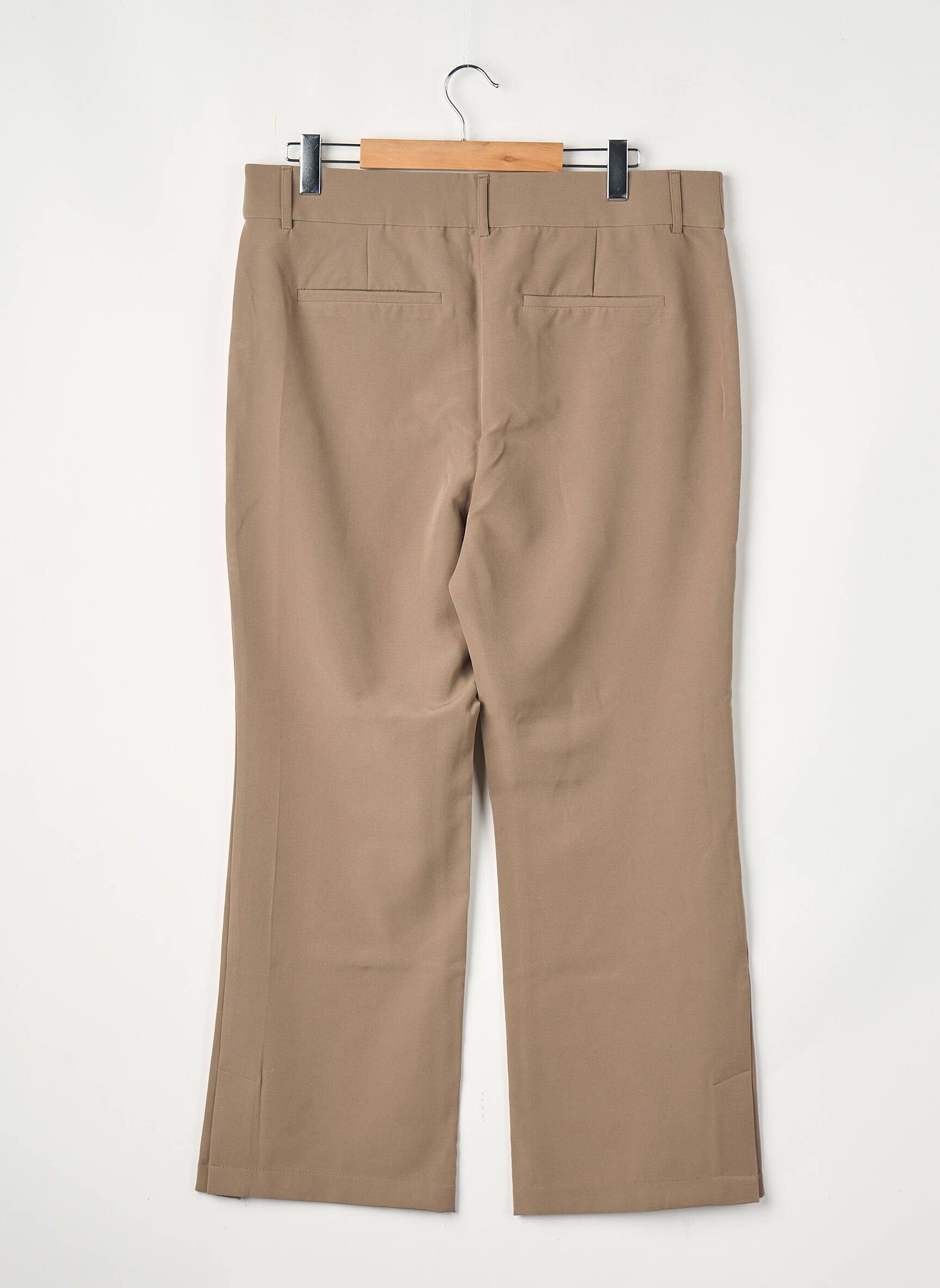 Pantalon larg maro EVOKED VILA femeie